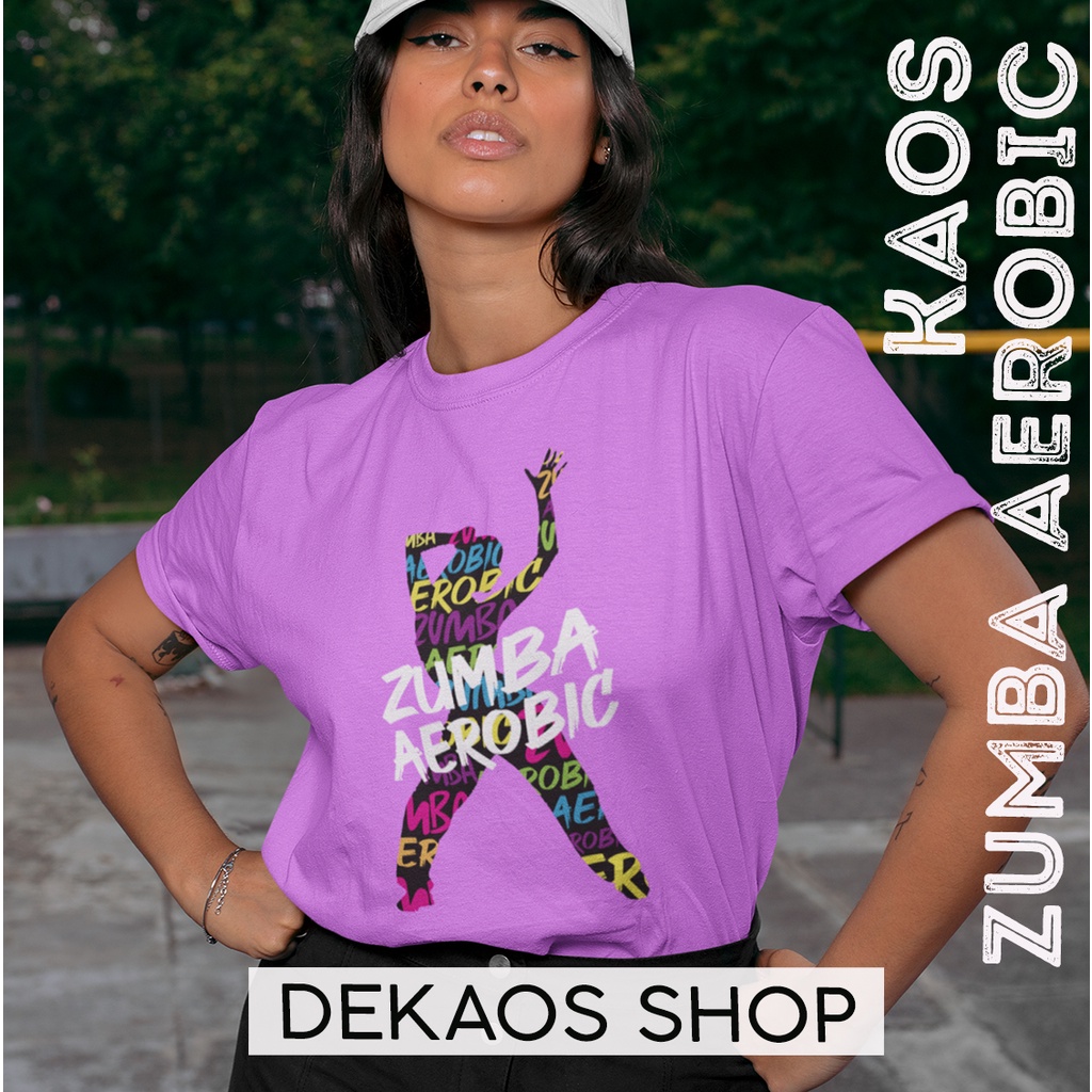Zumba Aerobics 女式襯衫最新款 AEROBIC 女式襯衫 JUMBO 女士體操襯衫 ZUMBA 女式襯衫