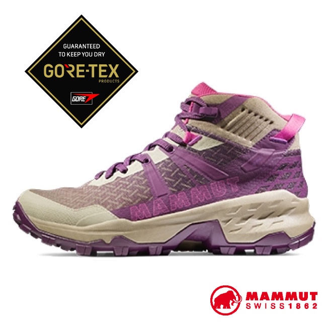 【MAMMUT 長毛象】女 Sertig II Mid GTX 輕巧耐用多功能鞋.登山健行_野生棕_04840