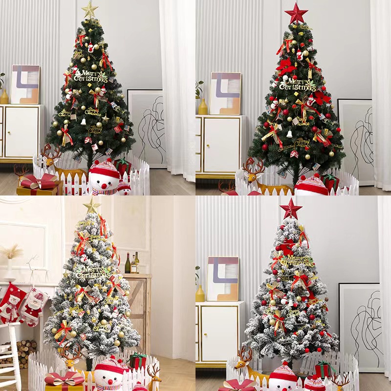 聖誕樹 聖誕用品 節慶裝扮 松針聖誕樹 雪樹 植絨樹 粉色聖誕樹 加密聖誕樹 自先配飾專用 聖誕節球 掛飾