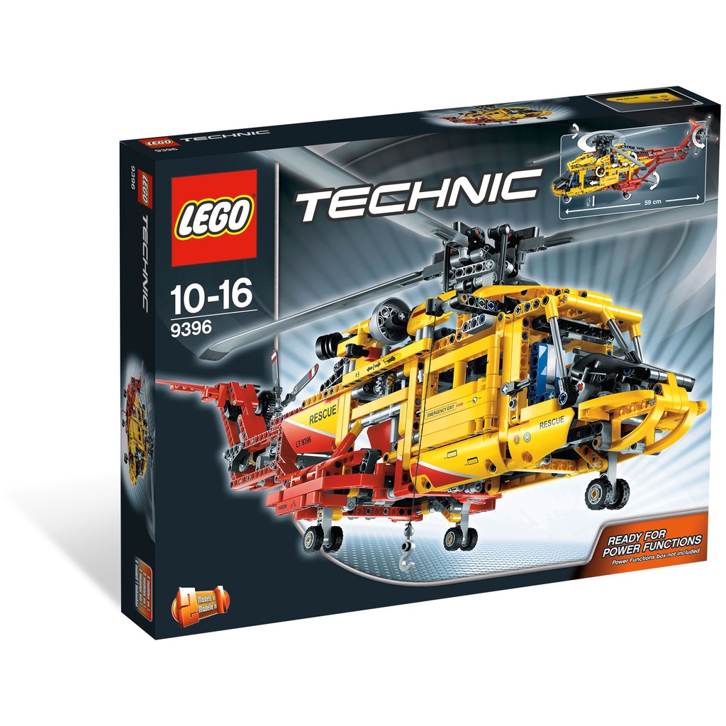 [大王機器人] 絕版品 LEGO 樂高 科技系列 9396 Helicopter 直升機