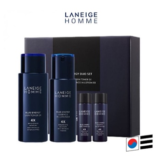 [Laneige] Homme Blue Energy 男士勁能激活化妝水緊膚水/精華乳液