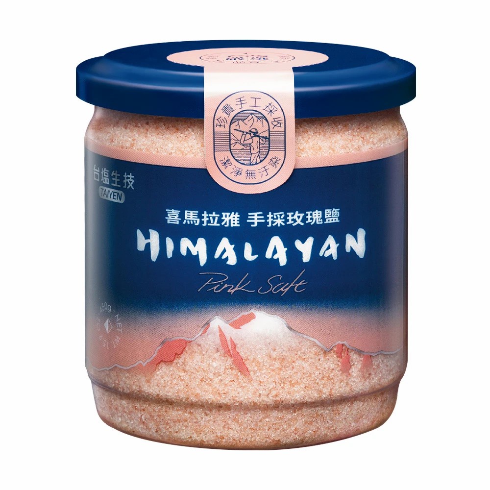 台鹽生技 喜馬拉雅手採玫瑰鹽(450g/罐)
