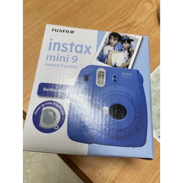fujifilm instax mini9 拍立得相機 深藍色 二手 嚴重盒損價錢自出