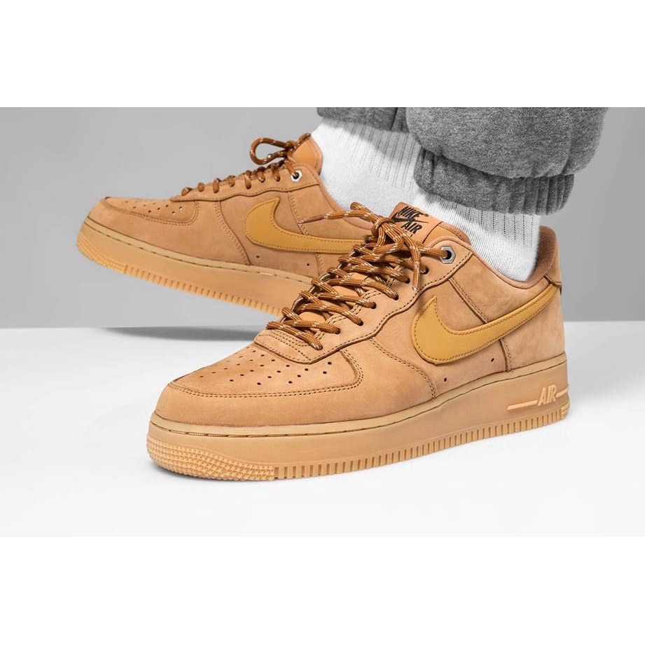 Double AK NIKE AIR FORCE 1 AF1 WHEAT CJ9179-200 男鞋 小麥色 大地色