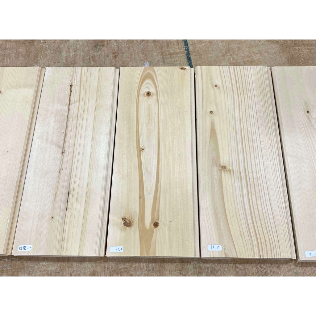 [丸木工坊] 松木壁板 短料 DIY材料 原木短料 壁板 加拿大松木