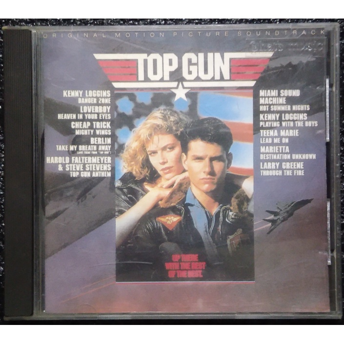 捍衛戰士 Top Gun 電影原聲帶 正版二手CD