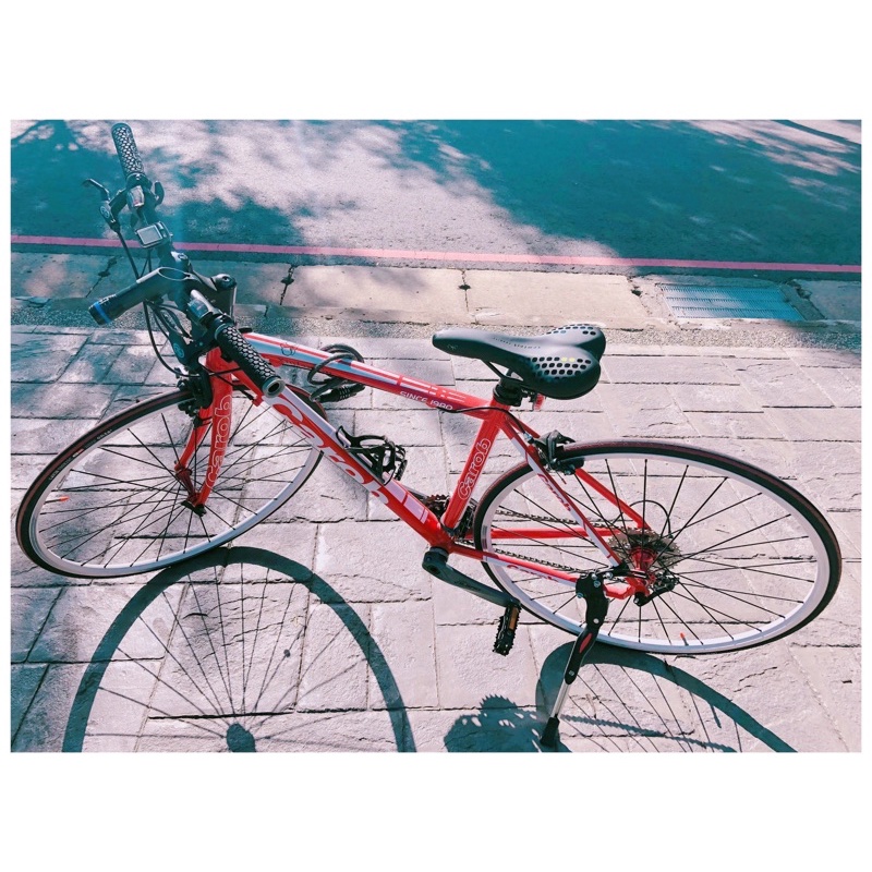 Carob紅色腳踏車