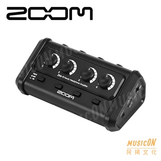 【民揚樂器】ZOOM ZHA4 攜帶型耳機擴大機 4軌 耳機分配器 錄音 直播 podcast