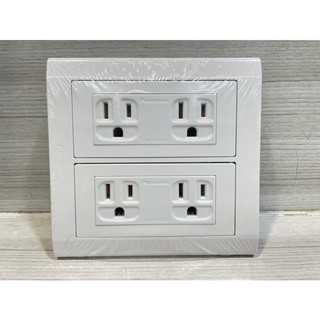 *水電DIY* 國際牌 星光系列 2連4接地插座 WTDFP151236*2 可插5.5mm電線 15A