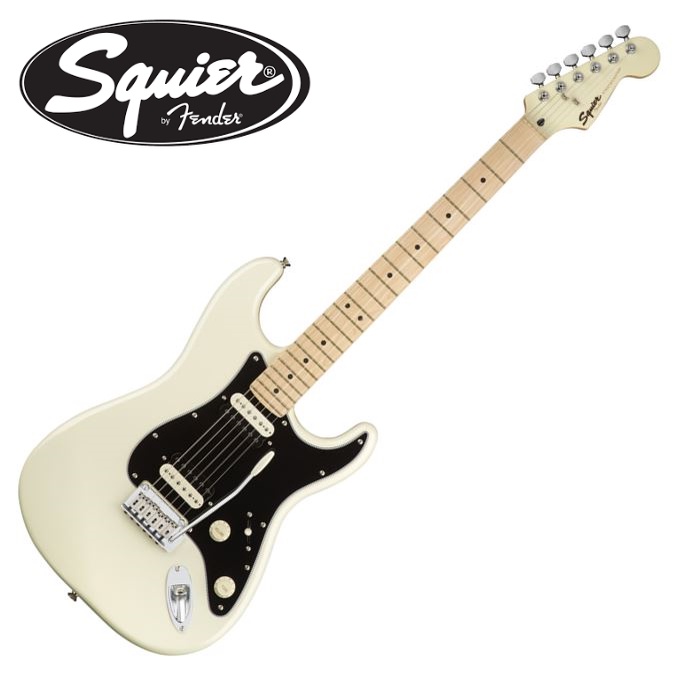 名冠樂器 Squier SQ Contemporary Stratocaster HH MN PWT 電吉他 珍珠白