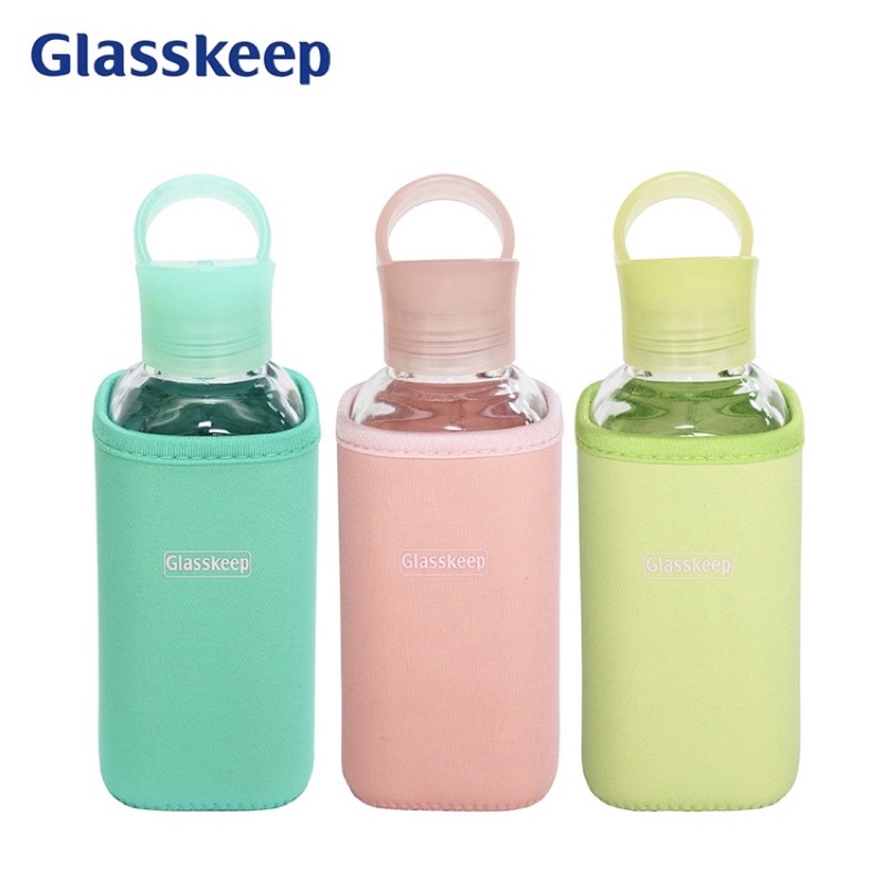 Glasskeep SP-2212方形玻璃 隨手瓶 500ml 三入一組