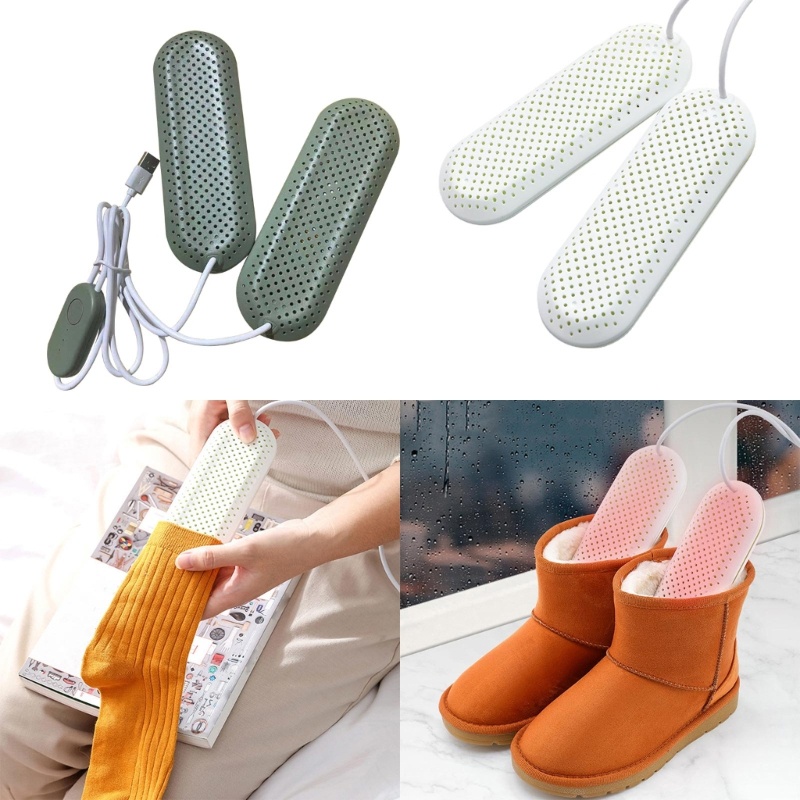 Be&gt; 鞋烘乾機腳靴加熱器電動 USB 鞋烘乾機,帶定時器消除異味消毒除臭劑,帶 3 種定時器模式
