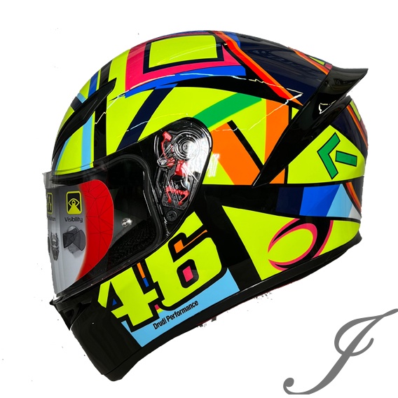 AGV K-1 Soleluna 2017 日月帽 全罩安全帽入門亞洲版 K1義大利