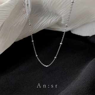 An:sr—「小圓珠 鎖骨鏈」氣質 百搭 簡約 飾品 項鍊 韓系 鎖骨鏈