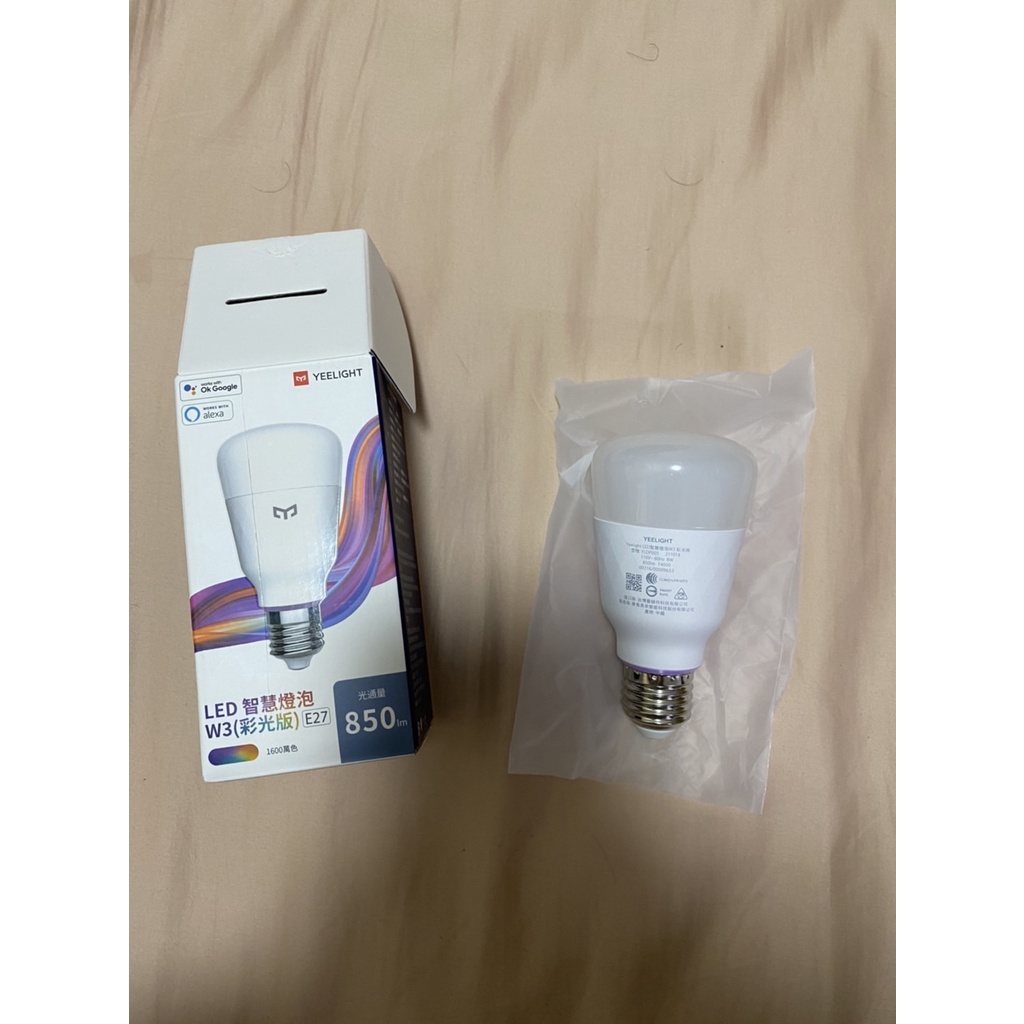 Yeelight E27 智慧燈泡 W3 (彩光版) 二手