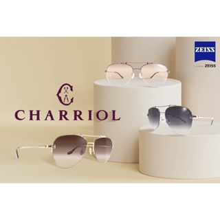 麗睛眼鏡【CHARRIOL 夏利豪】可刷卡分期-瑞士一線精品品牌/蔡司鏡片太陽眼鏡L-6061/精品墨鏡/飛行員太陽眼鏡