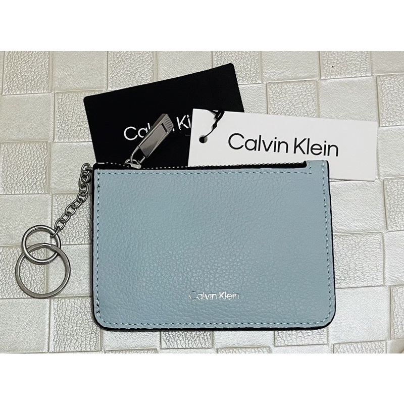 正品全新現貨  Calvin Klein CK 卡片零錢包附鑰匙圈