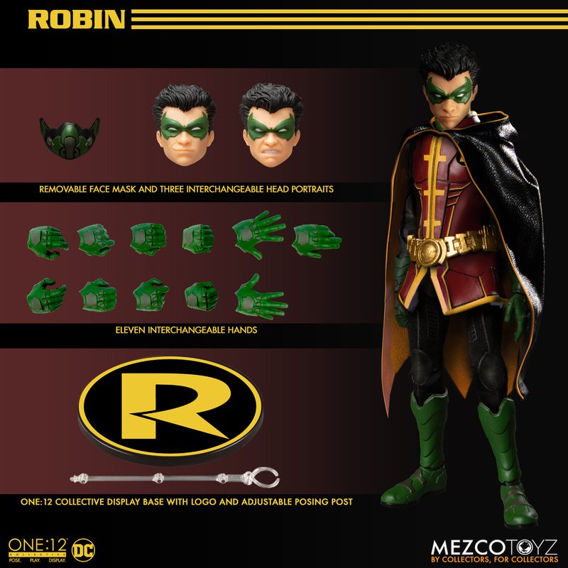 預購｜MEZCO ONE:12 COLLECTIVE Robin 羅賓 蝙蝠俠 BATMAN