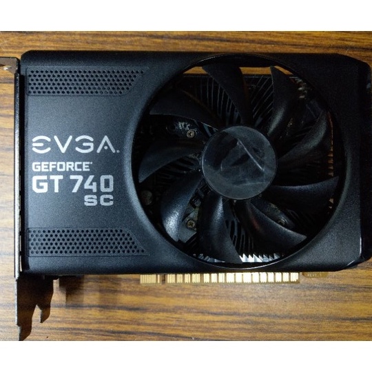 艾維克 EVGA GT740 SC 1G DDR5/01G-P4-3743-KR 需外接6PIN電源二手良品