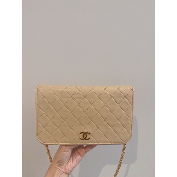 vintage Chanel WOC 23奶茶色