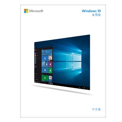 Microsoft Windows 10 中文家用版-64位元 含安裝(本賣場買電腦選購價)