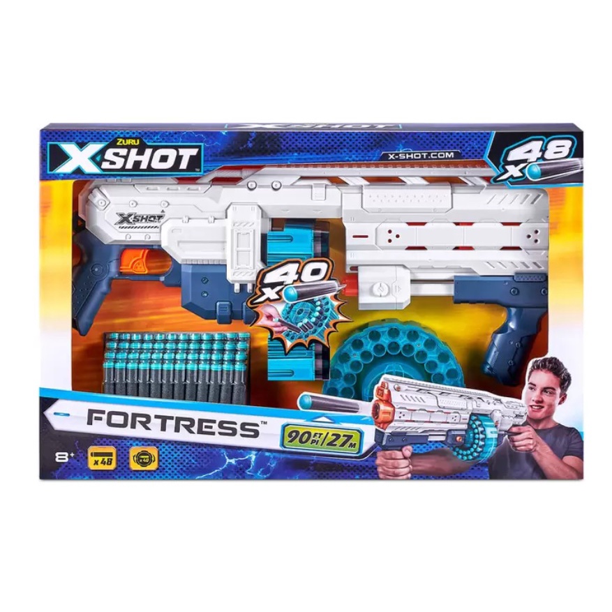 ZURU X-SHOT 堡壘防衛者 玩具子彈槍#137119