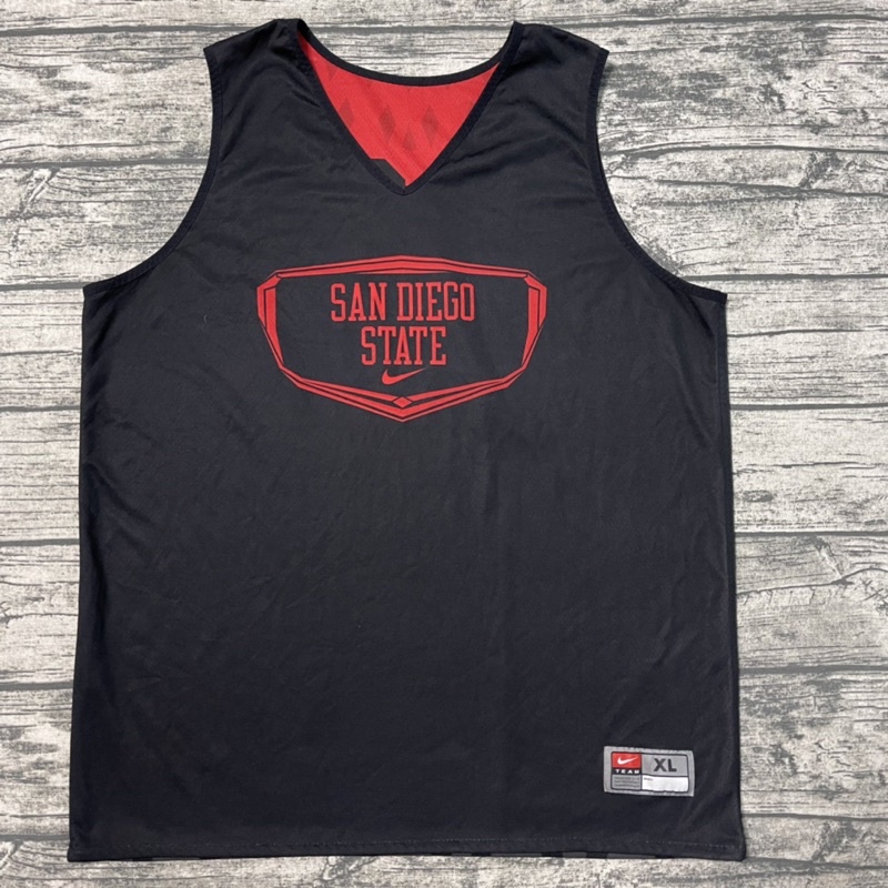 Nike NCAA San Diego State 球員版 雙面 練習衣 球衣 背心 Leonard Kobe AU
