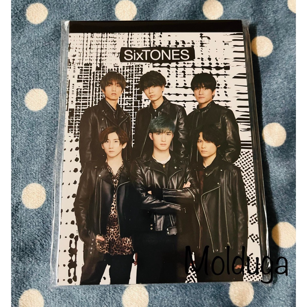 【全新未拆】SixTONES 周邊 Portrait系列 Memo便條紙 Johnny’s online shop