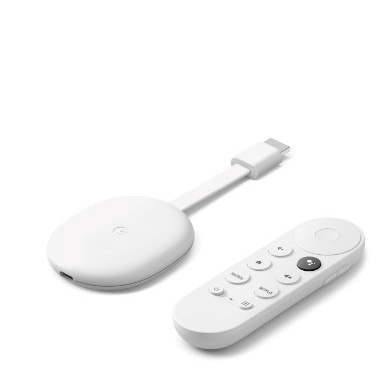 【現貨秒出】 台灣經銷貨！Chromecast (支援 Google TV, 4K)