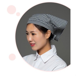 【苗苗】【軒盛美日式料理服1】餐廳服務員三角頭巾廚師帽子男女火鍋店廚房包頭帽食品衛生工作帽.興茂寶