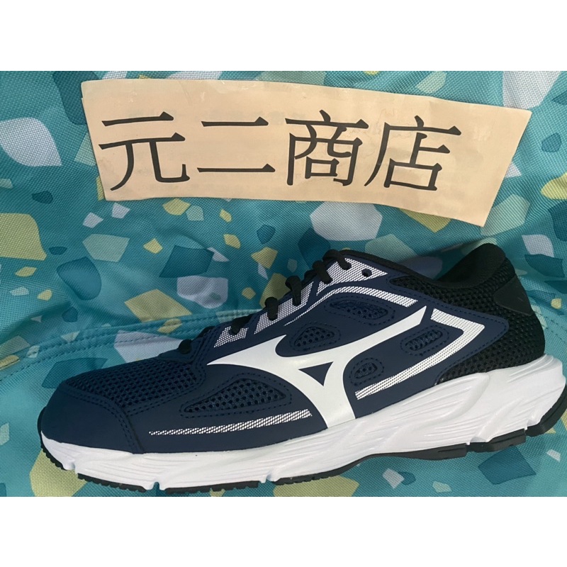 （元二商店）Mizuno 美津濃 2022 SPARK 7 男款 （一般楦頭）深藍白黑 慢跑鞋 K1GA220353