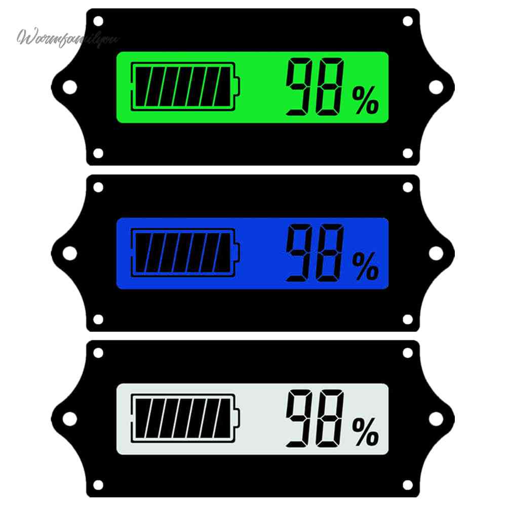 電瓶蓄電池鋰電池電量顯示器板表剩餘電量表工具GY-6 [Warmfamilyou.tw]