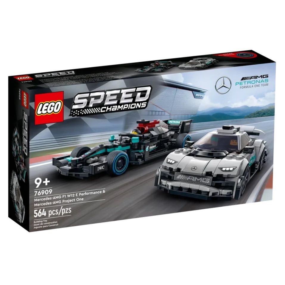 &lt;屏東自遊玩&gt; 樂高 LEGO 76909 SPEED系列 賓士AMG F1 W12 &amp; Project One 現貨