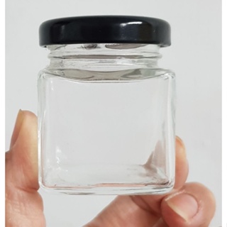迷你方形玻璃瓶50ml /果醬罐/蜂蜜罐/醬料罐/10入