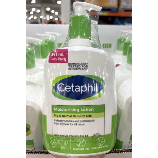 ✅現貨🔴COSTCO👉新包裝🆕舒特膚Cetaphil 溫和臉部身體滋潤乳液 591毫升2入 #137176#