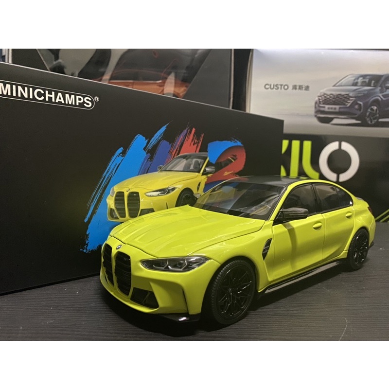 【E.M.C】1:18 1/18 Minichamps BMW M3 G80 2020  金屬模型車