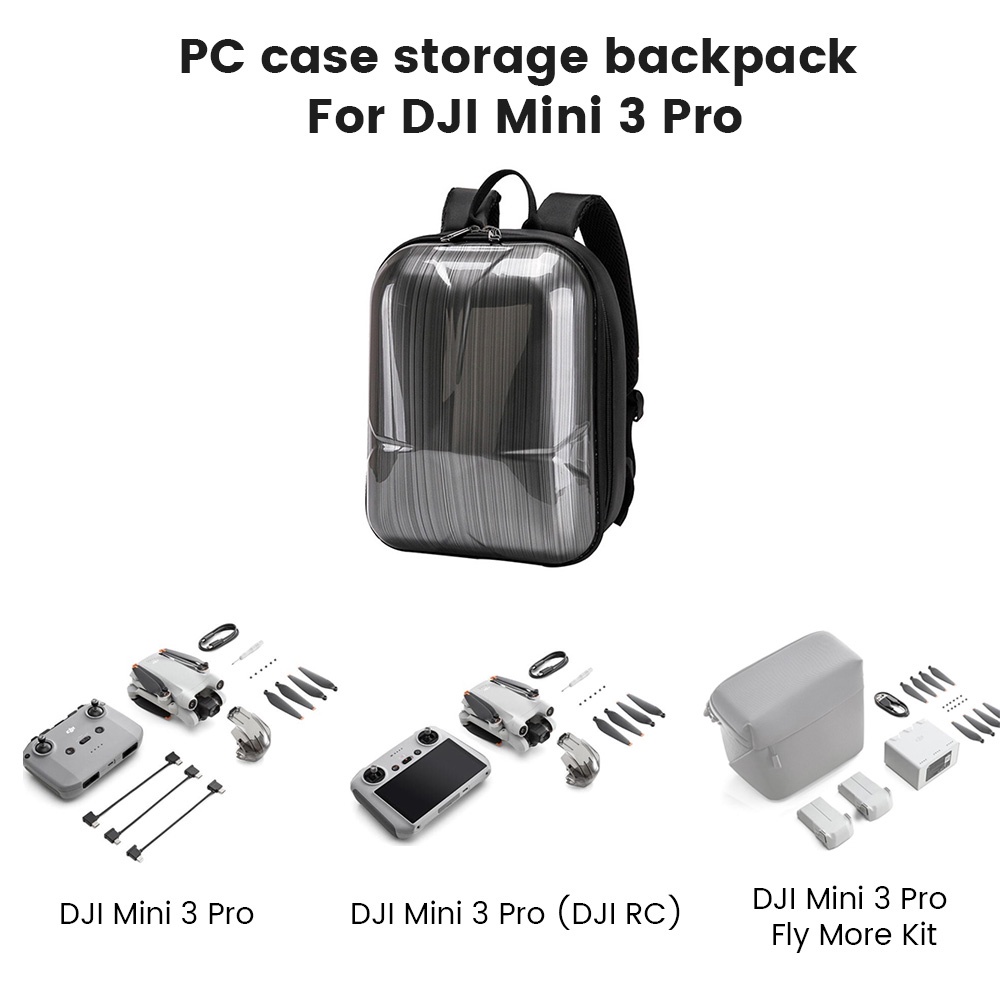 Dji Mavic Mini 3 配件硬殼背包便攜收納包 Pro 防水便攜包盒包