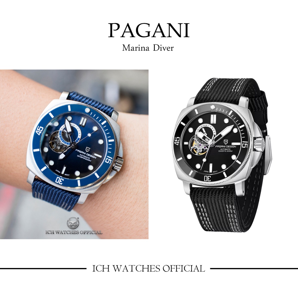 美國Pagani Design PD1736 義大利海軍機械錶-手錶男錶女錶潛水錶運動錶pam1312pam025