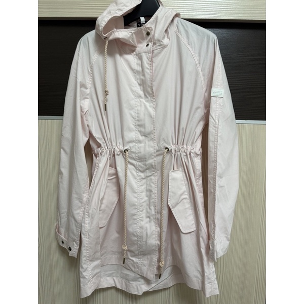 特價 Aigle 40 女大人淡粉色薄款防水風衣 全新 日本帶回