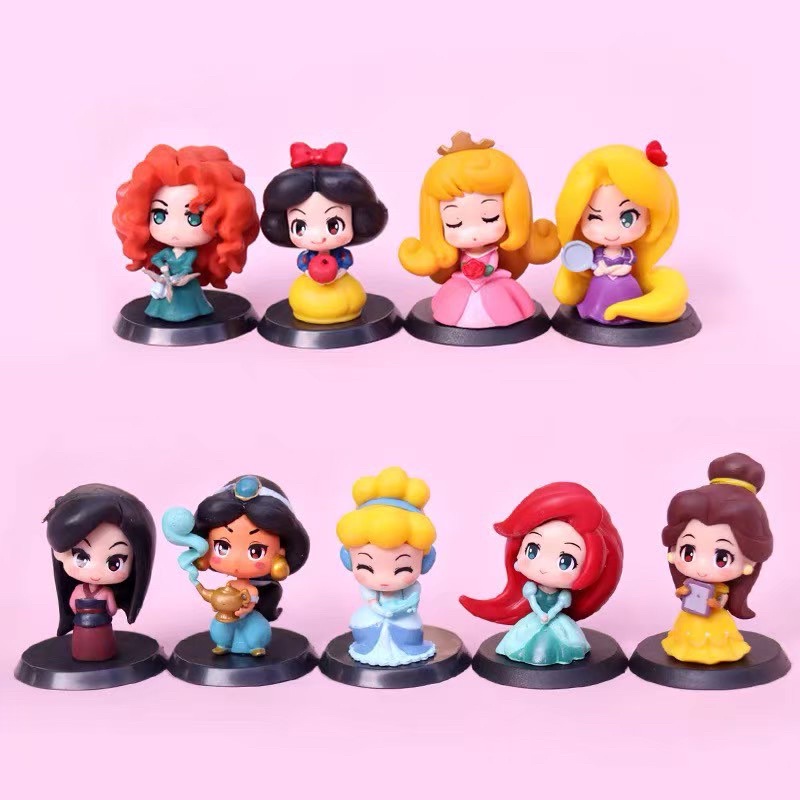 現貨 迪士尼公主 白雪公主 小美人魚 愛麗兒 仙杜瑞拉 灰姑娘 美女野獸 貝兒 魔髮奇緣 樂佩 勇敢傳說 梅莉達 花木蘭