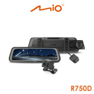 (獨家贈-後鏡頭支架)含安裝 Mio MiVue R750D雙鏡星光級 全屏觸控式電子後視鏡(送-32G卡)R45630