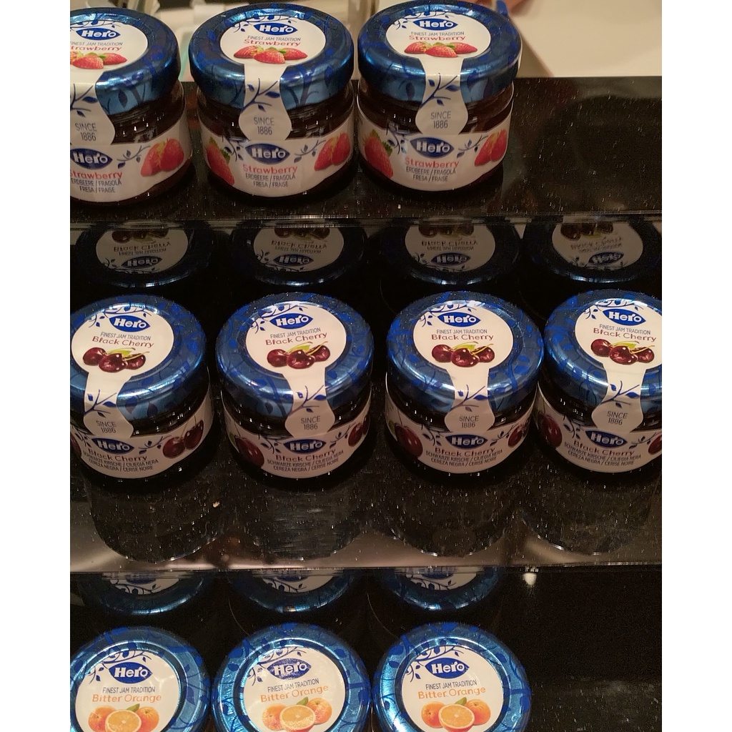 【瑞士進口】Hero 藍蓋 多口味 小果醬 28g 只賣20元
