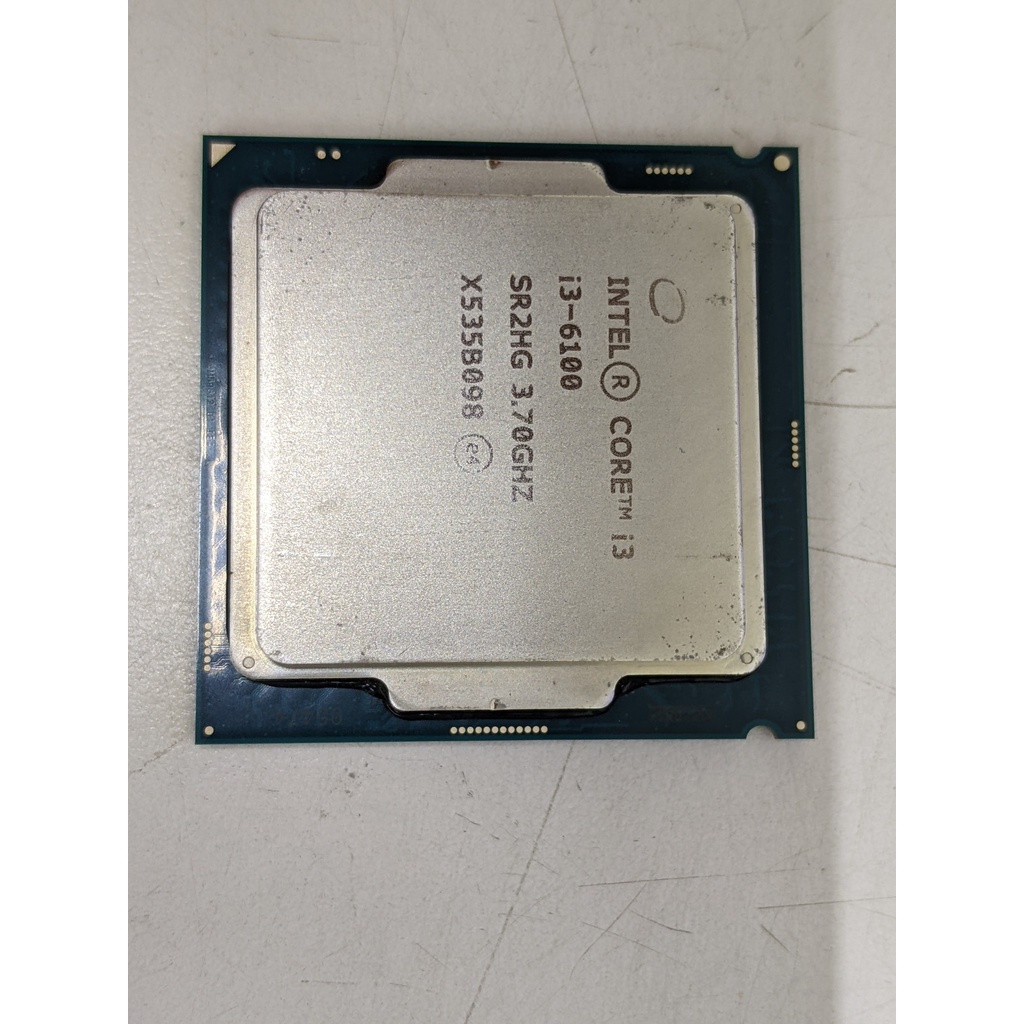 Intel Core i3-6100 3.7G 1151腳位 二手良品 無風扇