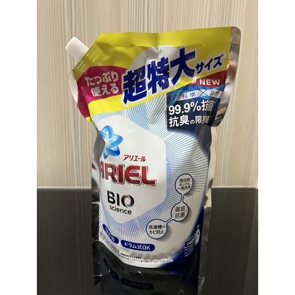 「吃吃喝喝」熱銷 好市多 ARIEL超濃縮99.9%抗菌除臭洗衣精/補充包1260g 日本製