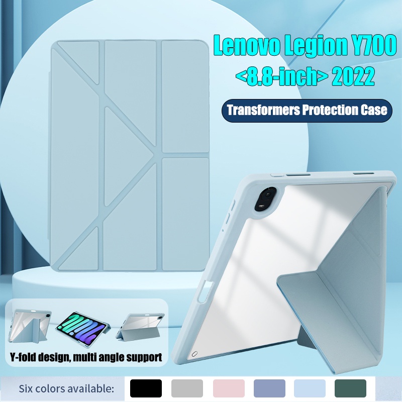 TRANSFORMERS 適用於 Lenovo Legion Y700 (2022) 8.8 英寸平板電腦保護套高端透明