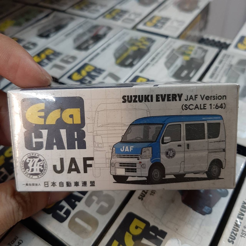 (小賈車庫) ERA 1/64 JAF SUZUKI EVERY 日本自動車聯盟 支援車