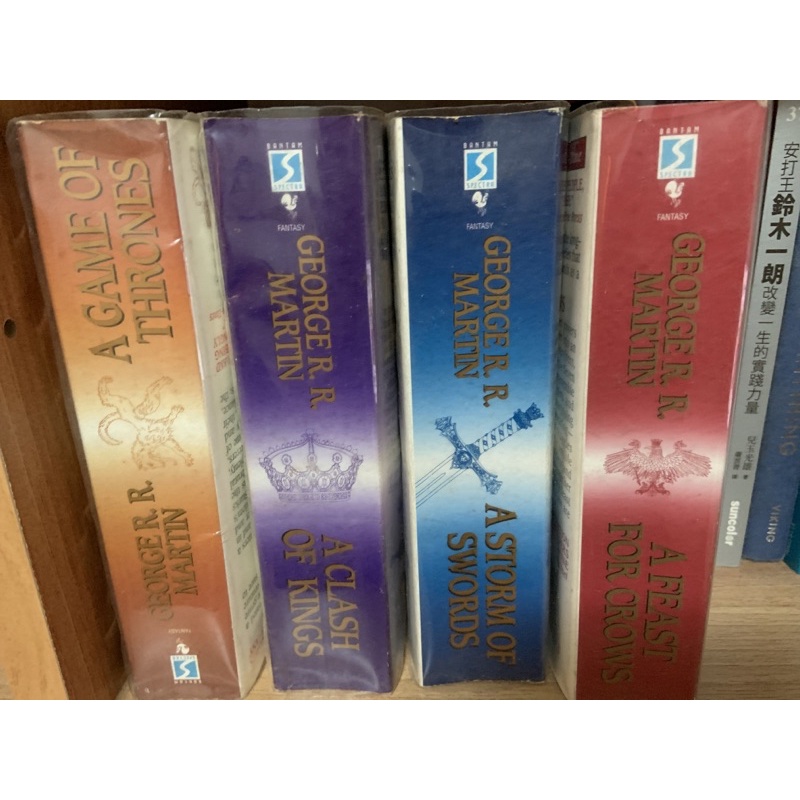 冰與火之歌原文小說前四本(普通版)不分售請一波帶走