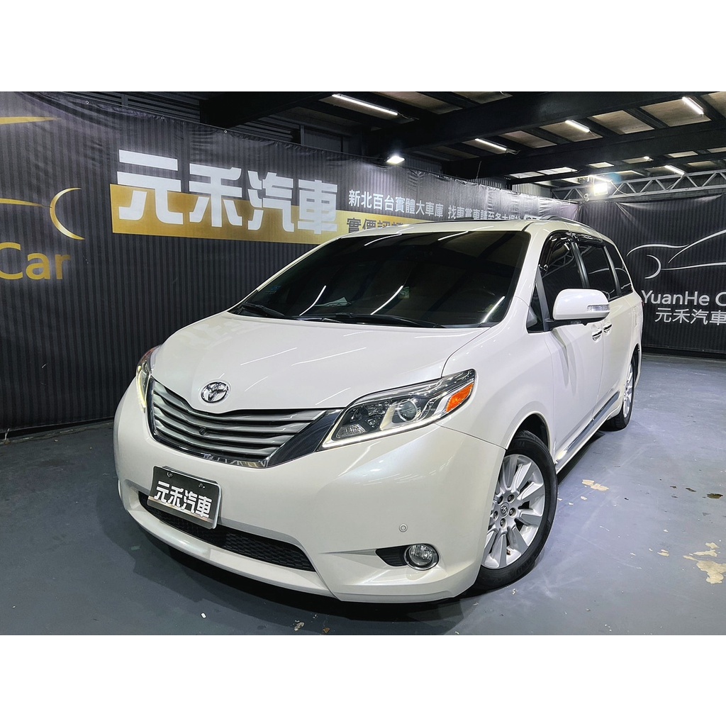 (126)正2015年出廠 Toyota Sienna 3.5 Limited 汽油 極光白