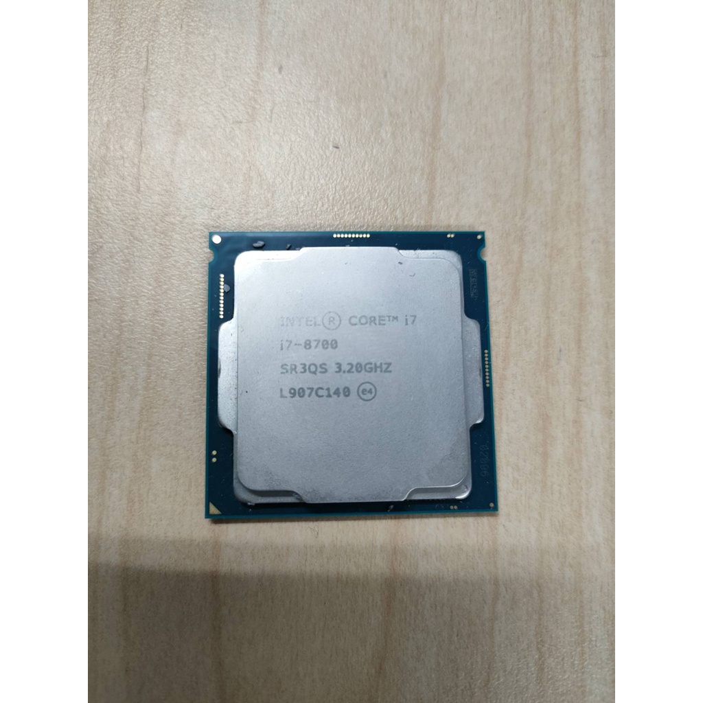 二手Intel I7-8700 CPU 1151腳位 店保7天