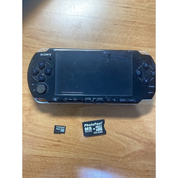 Sony PSP-3007 遊戲主機黑色 二手 無電池無充電器 功能正常 附一張8GB SD卡加MICRO卡